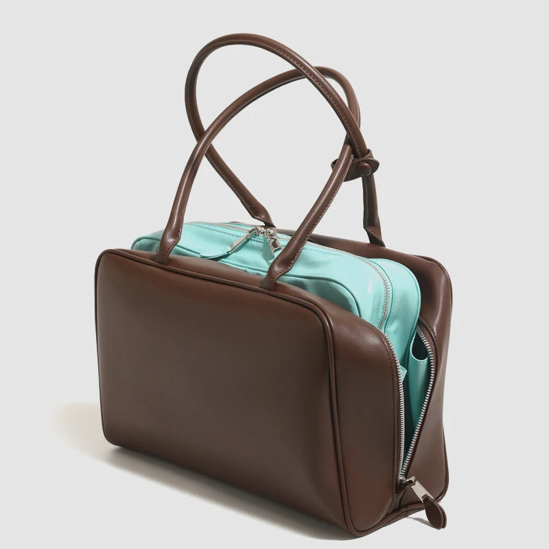 Classic Boston Pillow The Bags For Women Luxury Designer Handbags And Purses 2026 New In PU Top Handle Box Underarm Shoulder Bag