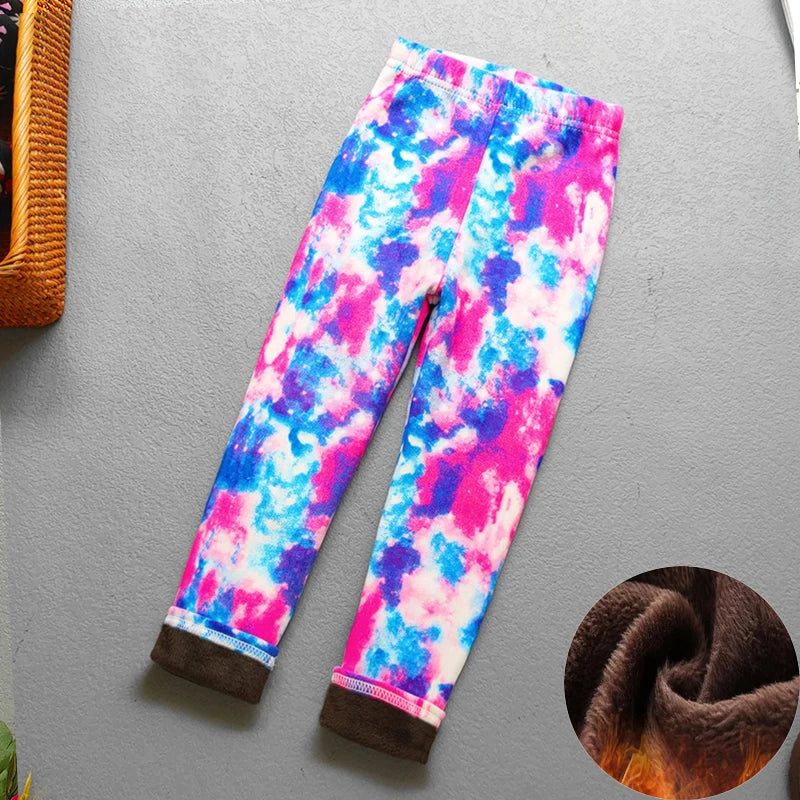 Children’s Fleece-Lined Printed Leggings