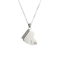 Collana a libro in acciaio inox con incisione personalizzabile