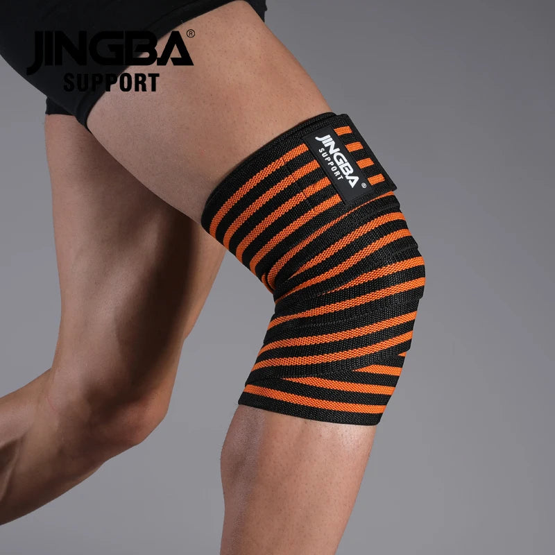 Elastic Knee Wraps for Weight Training