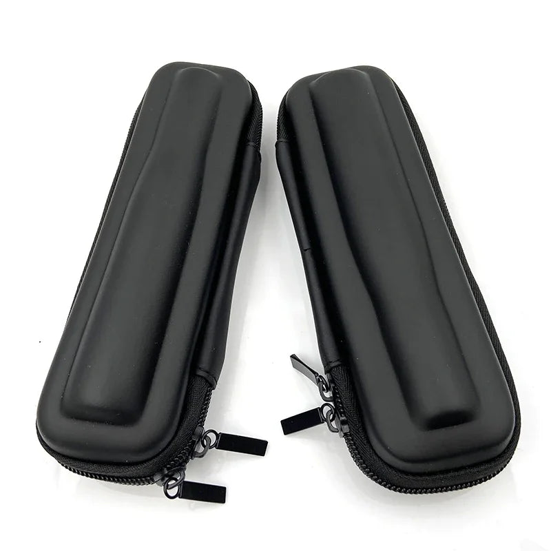 Black Mini Slim Case Small EGo Leather Zipper Carry CE4 MT3 M6 EVOD Bag Kit