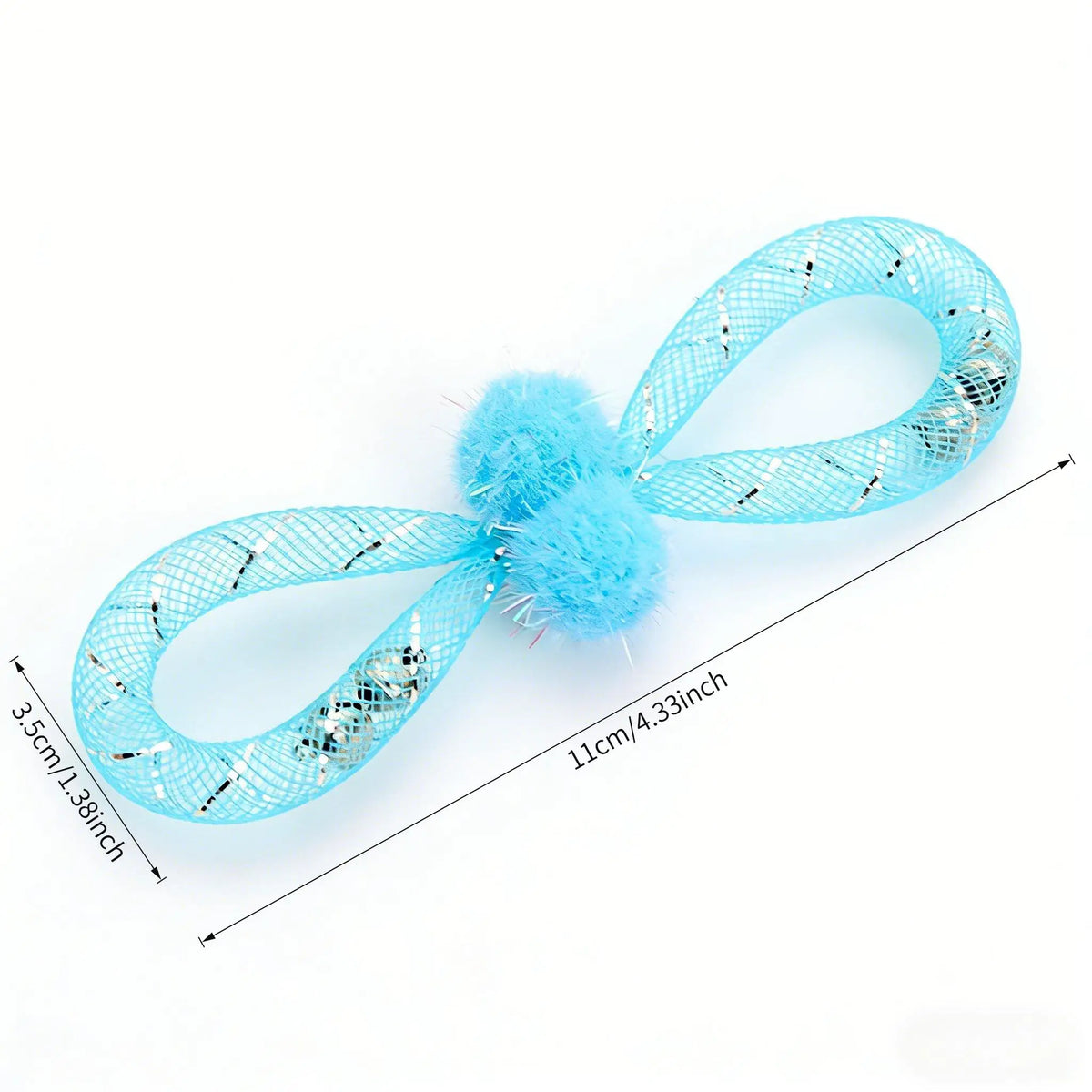 Pet Toy, Cat Teaser Toy with Bell, Interactive Cat Toy for Independent Play and Boredom Relief, Scratch- and Bite-Resistant