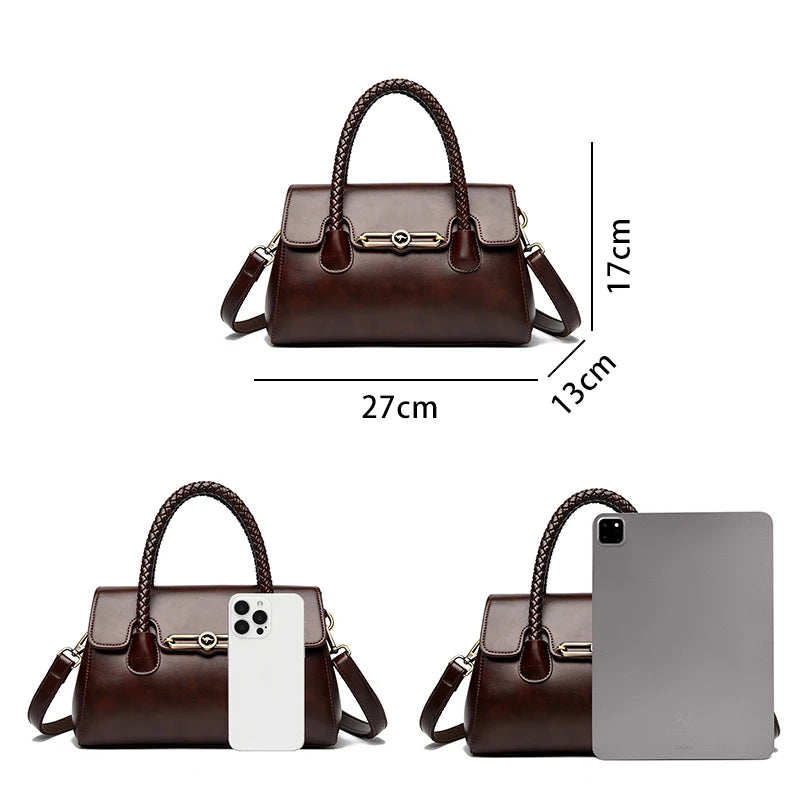 Women 2026 New Luxury Purses and Handbags Designer Messenger Bag Sac High Quality PU Leather Shoulder Crossbody Bags for Female