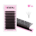 Veyes Inc W-Form Wimpernverlängerungen, Veyelash automatische Fächerbildung, 3D-, 4D-, 5D-, 6D-Fertigfächer, natürlich, weich, dicht, einzeln