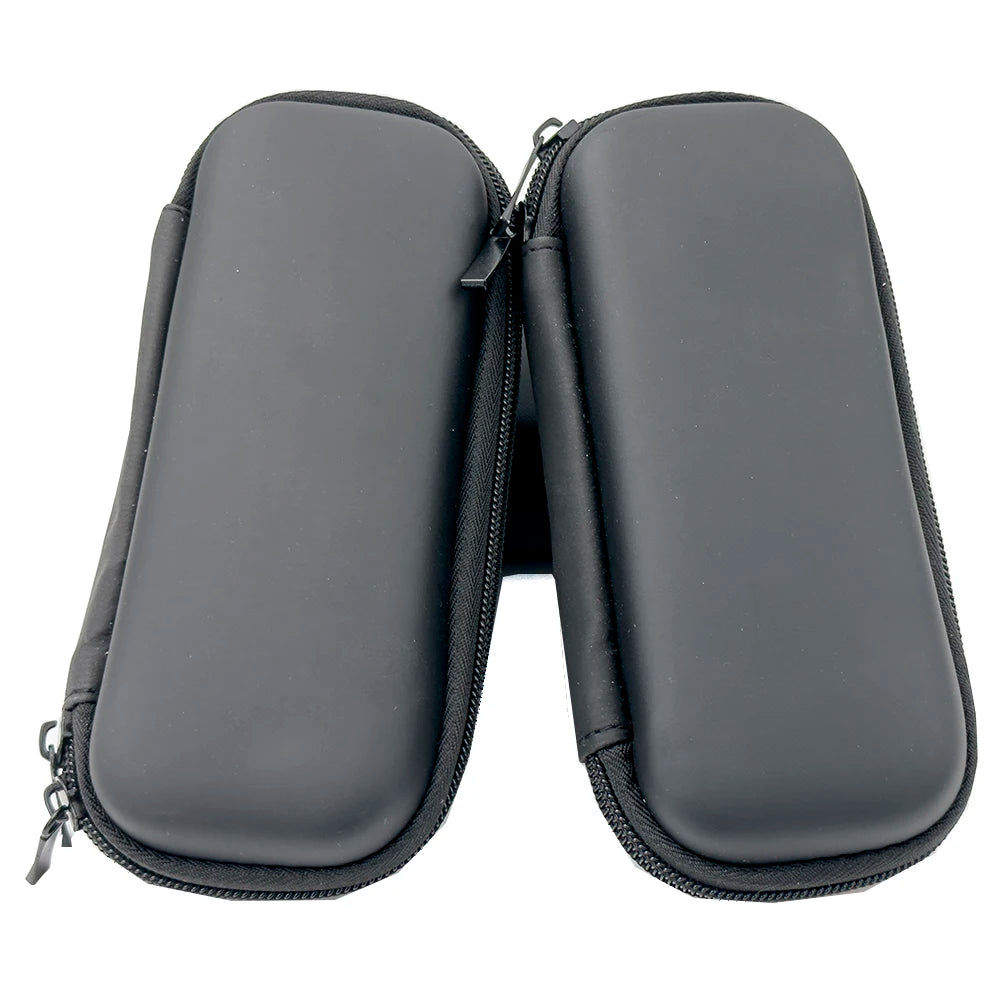 Estuche de transporte con cremallera EGo Storage Bag para kits de bricolaje CE4 MT3 Ego Evod, funda protectora de piel para cigarrillos de tamaño mediano