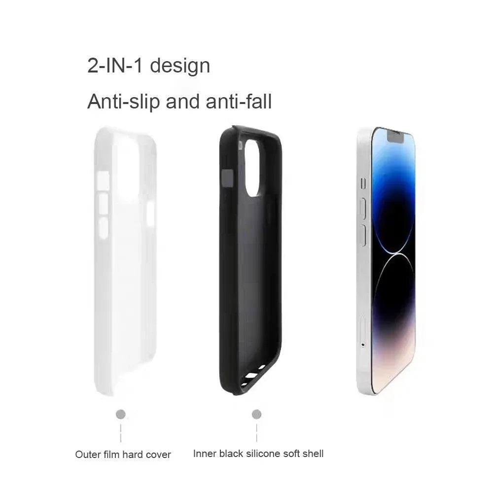 Simple Quote Text BERRY Phone Case for iPhone 18 17 17e 16 15 14 13 12 11 X XS 8 Air Pro Max Plus Double-layer Back Cover