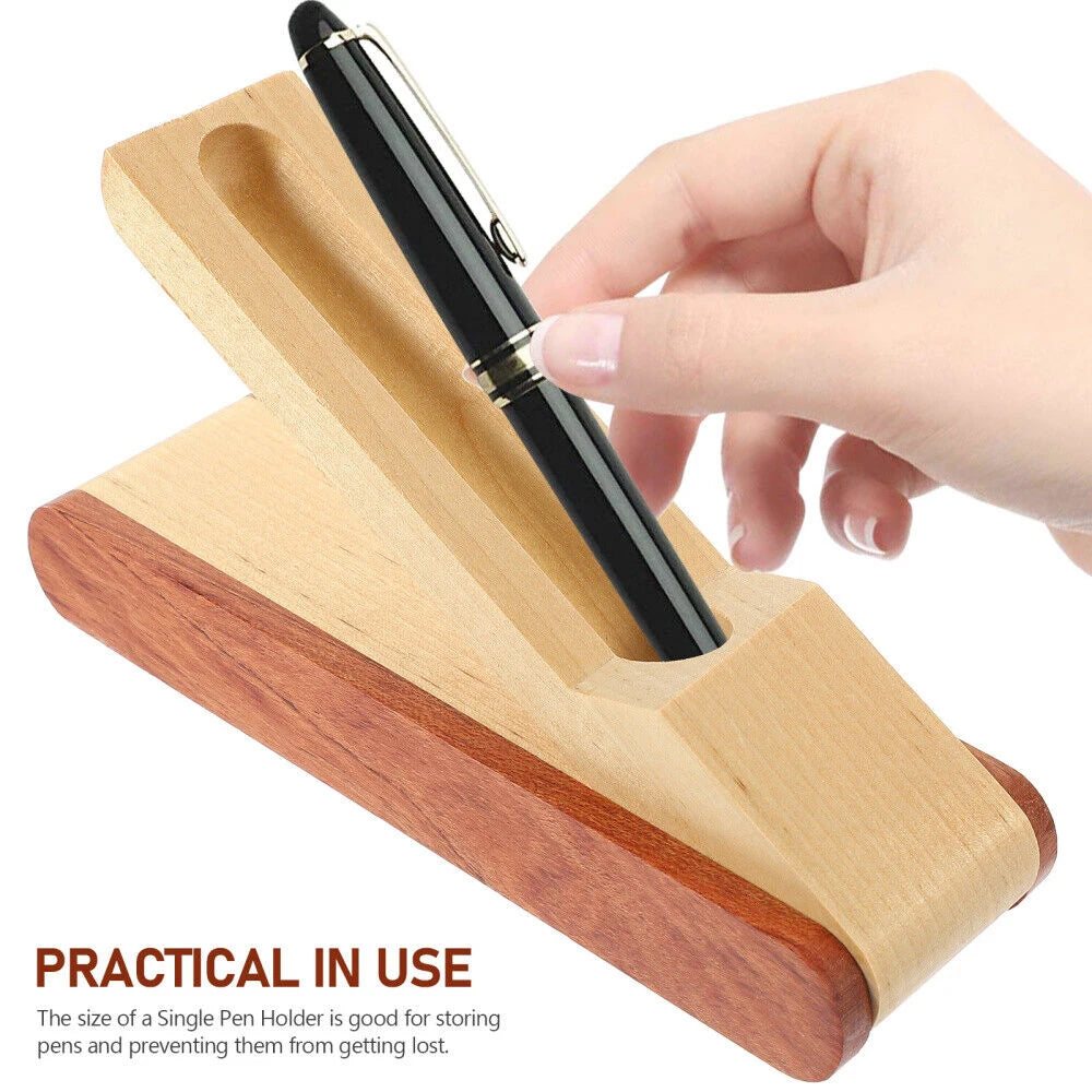 Wooden Pen Display Stand, 16.2 cm