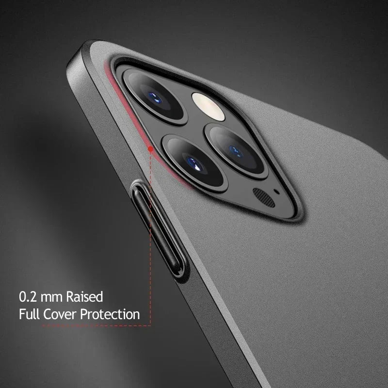 Cases For APPLE iPhone 16 16E 15 14 13 12 11 Pro Max Plus Mini Shockproof Case Cover Hard Plastic Ultra Slim Frosted Covers