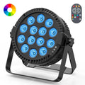 U'King 80W Par Scheinwerfer 4-in-1 RGBW 14 LED Bühneneffektlicht DMX512 Par Licht mit Fernbedienung für KTV Bar DJ Disco