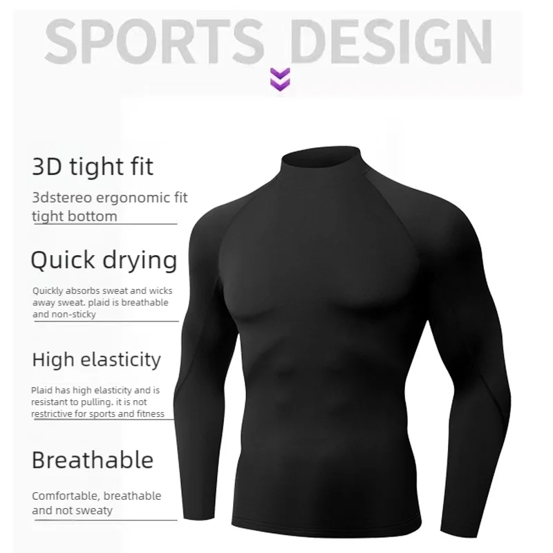 GENDAWAY maglia uomo da indossare come primo strato