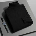 Maglione uomo a collo alto a maniche lunghe