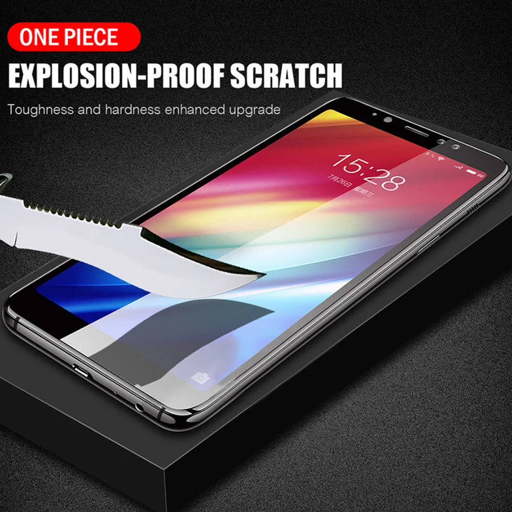 5PCS New 9D Glass Full Coverage for Apple iPhone 18 17 16 15 14 13 12 11 Pro Max XR X 7 8 Plus SE Screen Protectors Perfect Fit