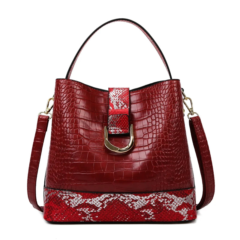 2026 New Soft Leather Bags Luxury Designer Handbag Brand High Quality Crocodile Pattern Women Crossbody Shoulder Bag Sac A Main