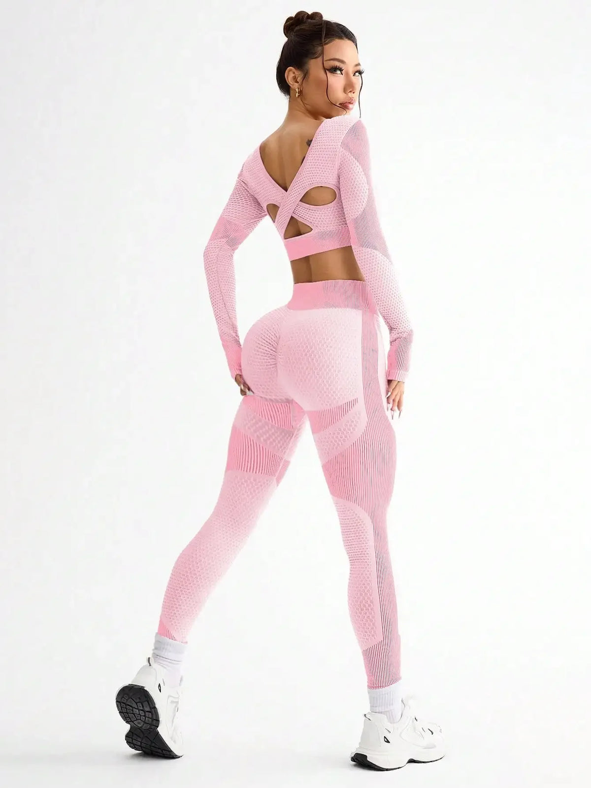Sportshirt für Damen, hoher Bund