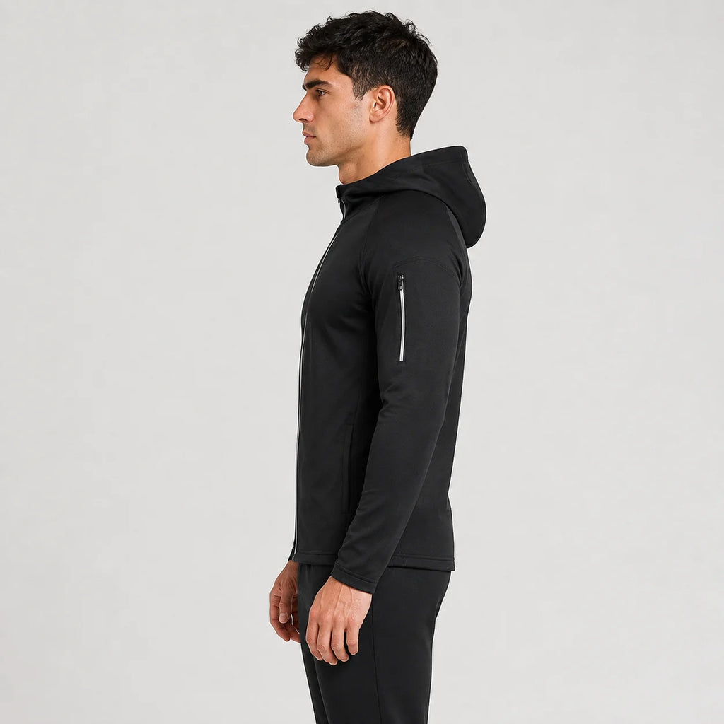 Maglia sportiva uomo a maniche lunghe girocollo