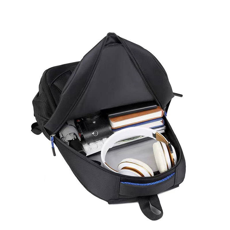 Doppelt schulteriger Rucksack für Herren und Damen – einfarbig – für Beruf, Reisen, Geschäftsreisen, Pendeln und Freizeit