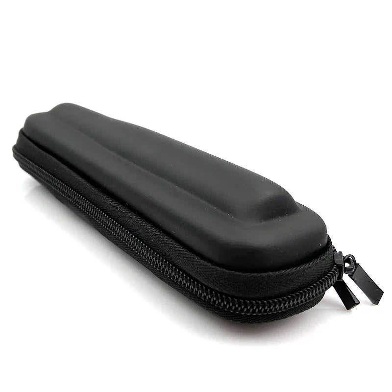 Black Mini Slim Case Small EGo Leather Zipper Carry CE4 MT3 M6 EVOD Bag Kit