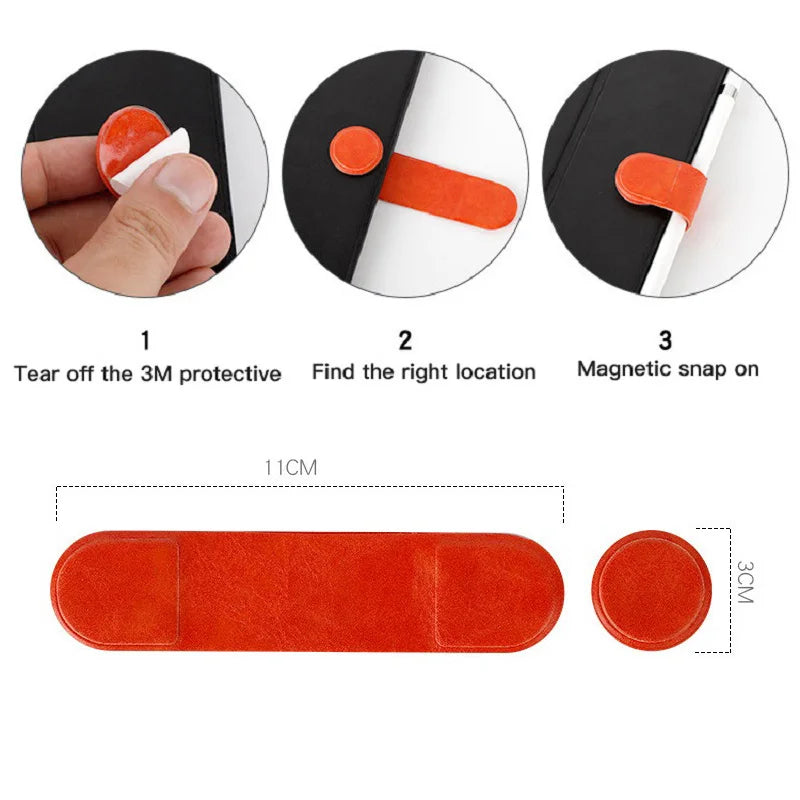 Magnetic Portable Case for Apple Pencil Xiaomi Huawei Surface Pro Samsung S-Pen HP Touch Pen Cover Adhesive Tablet Pouch Sleeve