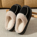 Chaussons d’hiver tendance pour femme, doux, à semelle épaisse, chauds, confortables, respirants, antidérapants, pour l’intérieur et l’extérieur, chaussures d’intérieur décontractées pour couples
