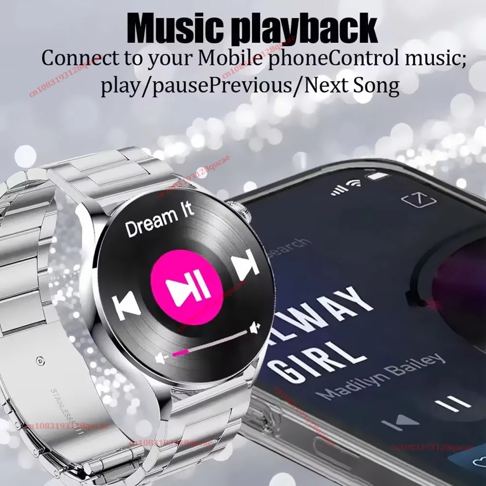 Smartwatch rotondo con display da circa 1,5″ e chiamate Bluetooth