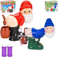 Funny Santa Bubble Blower Led Farting Butt Machine Ornament Automatic Bubble Blowing Holiday Parties Decoration Christmas Gifts
