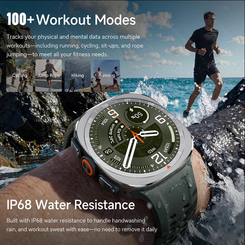 Smartwatch AMOLED da 1,52″ con chiamate Bluetooth