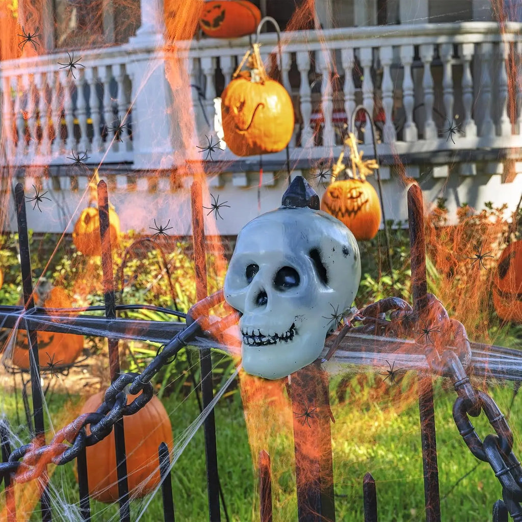 Künstliche Spinnweben für Großhandel Halloween DIY Spukhaus dehnbare Spinnenweben mit künstlichen Spinnen Innen Außen Garten Party Deko