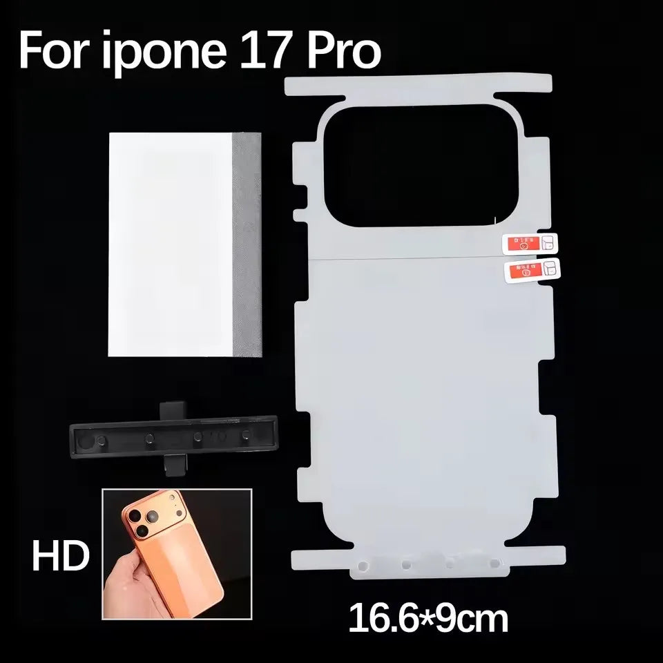 1-3Pcs For Apple IPhone 18 Pro Max 18Pro 17Pro Wrap Side Edge Back Protector Scratch Autorepair Matte/HD Soft TPU Hydrogel Film