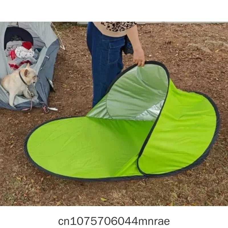 Outdoor Quick Opening Tent, Single Person Sun Protection and Shading, No Need to Set Up Beach, Automatic Folding, Lightweight