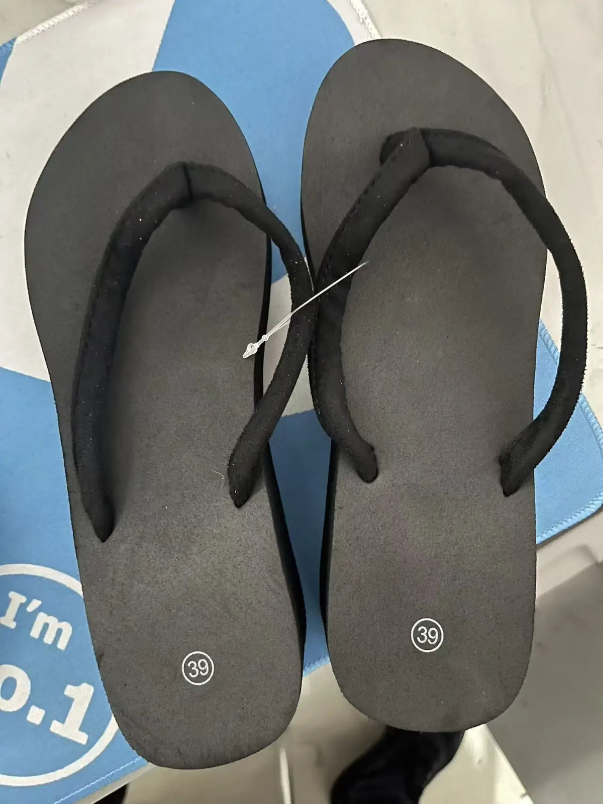 Damen-Sommerschlappen, Keilsandalen, Pantoletten für Strand und Zuhause, Flip-Flops für Damen, Memory-Foam-Schlappen, Damenschuhe