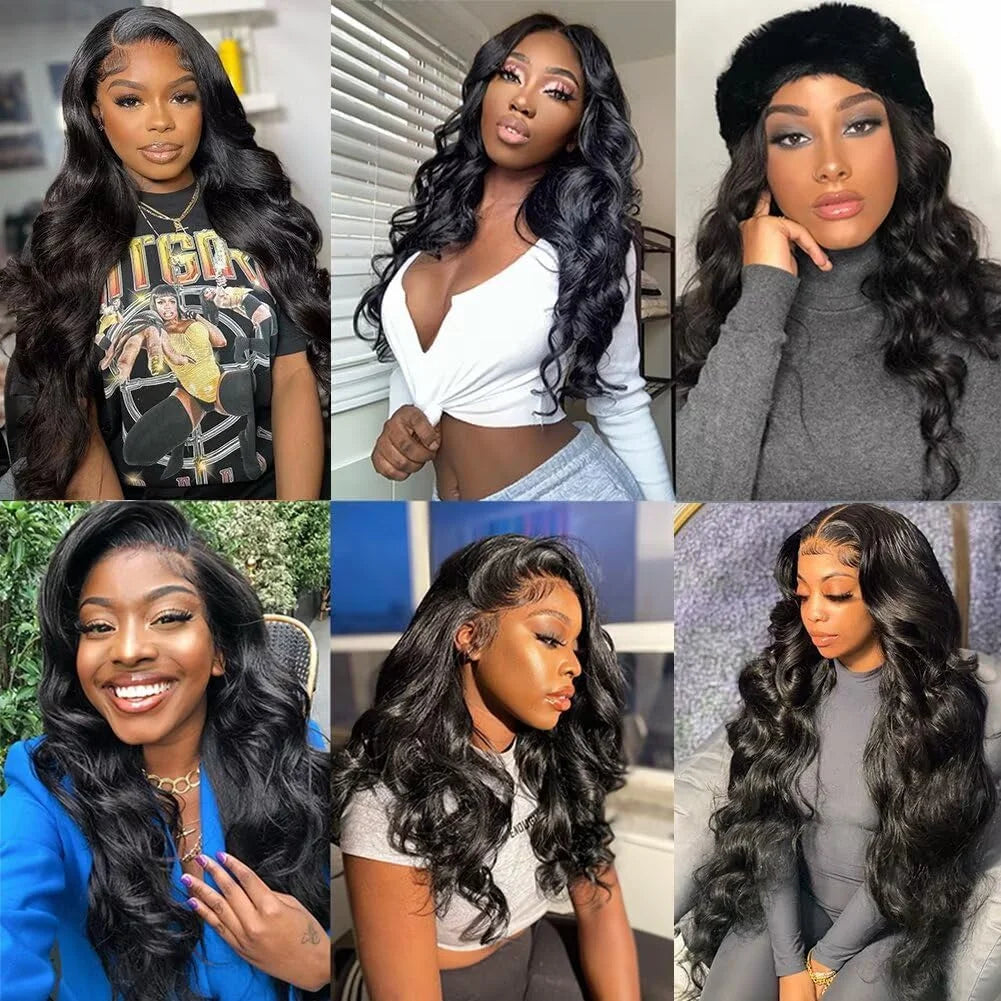 Brazilian Body Wave Human Hair Bundles, 30-Inch Raw Virgin Hair, 2/3/4-Bundle Deal for Women, Sew-In Weave Bundles, Remy Hair Extensions