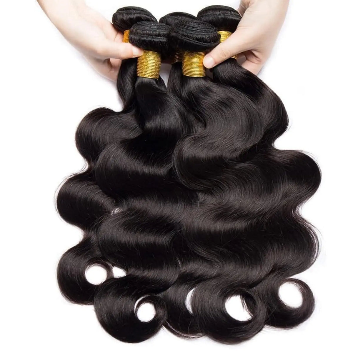 12A Body-Wave-Haarbündel aus unbehandeltem brasilianischem Remy-Echthaar, 14–30 Zoll, Naturfarbe, Echthaar-Extensions