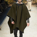Solid Blends Long Sleeve Coats Men Pullover Jackets Turn Down Collar Pockets Wool Casual Outerwear Spliced Slight Strech