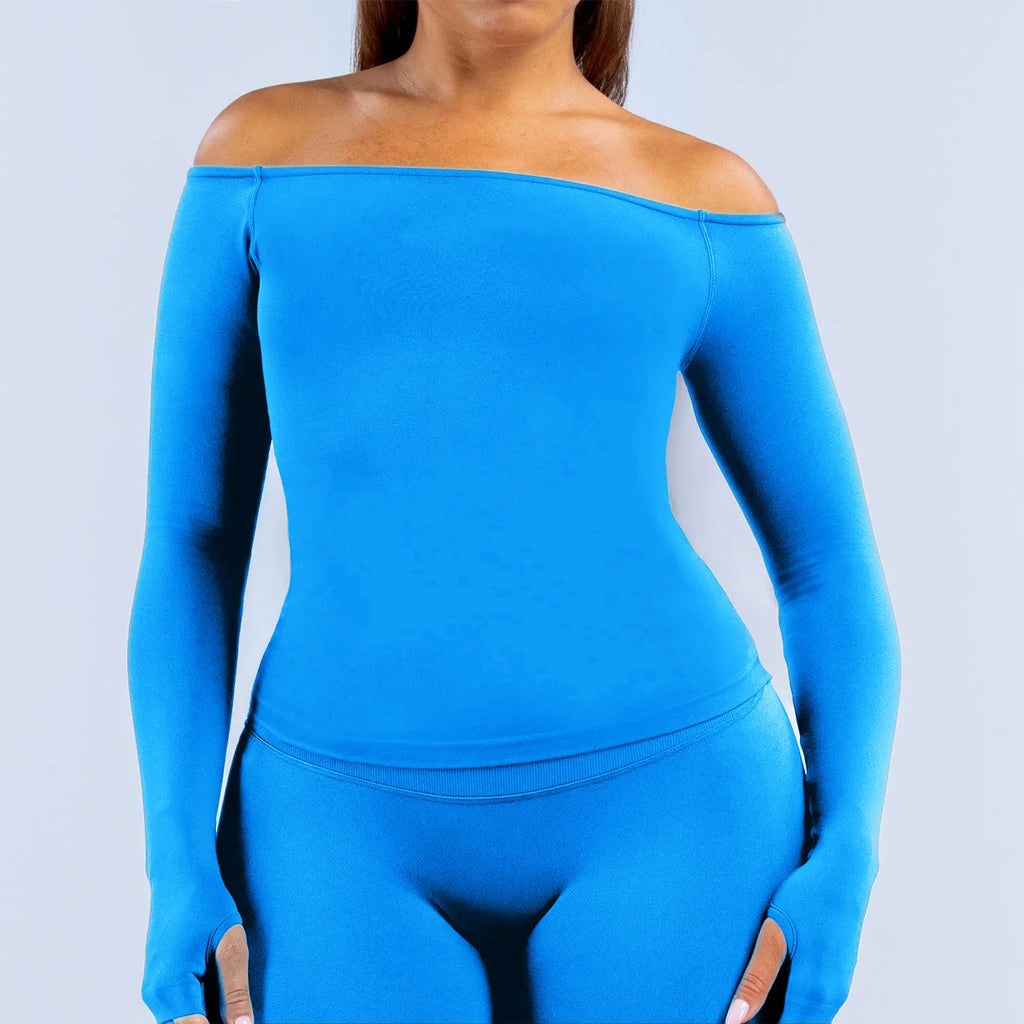 Maillot de sport femme, manches longues