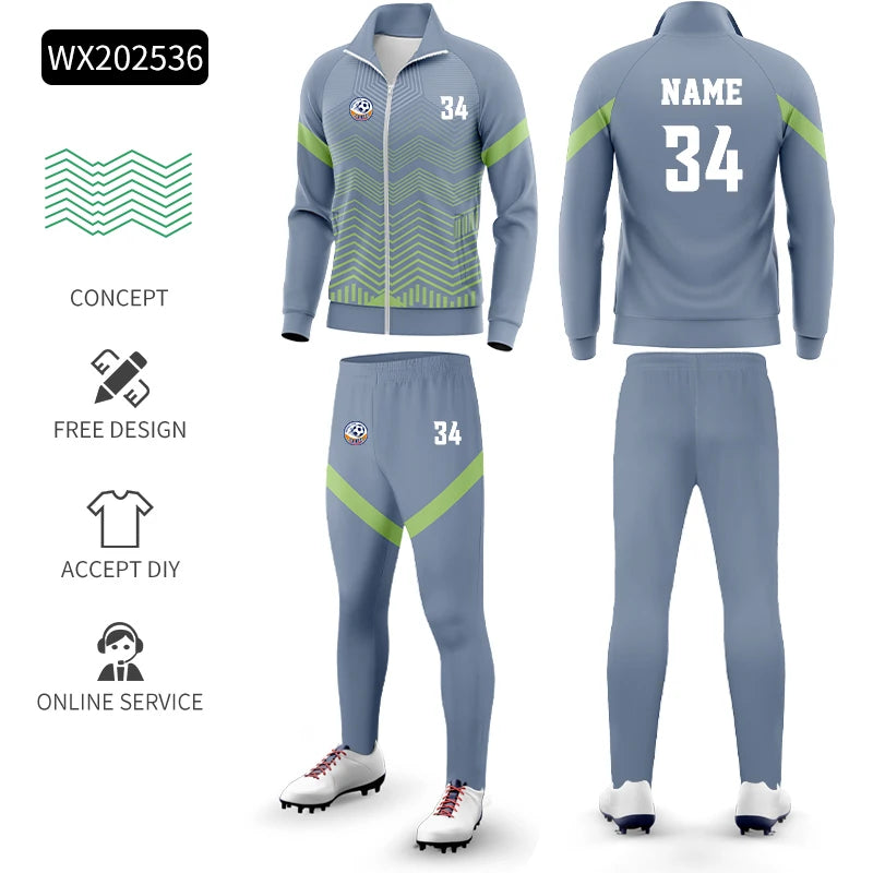 Completo sportivo uomo con zip X25819