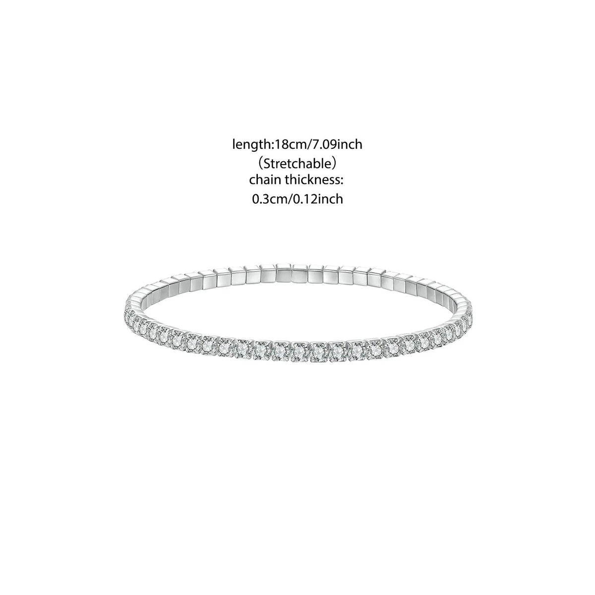 Bracelet with continuous chain