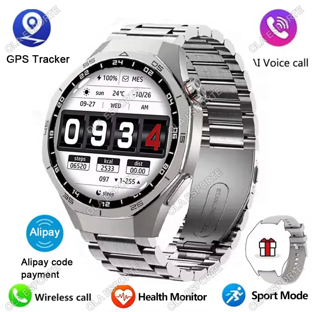 GPS Bluetooth Calling Smartwatch with Voice Assistant