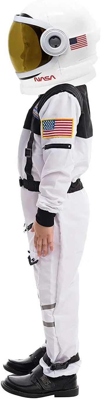 JOYFY Astronaut Costume with Helmet, Space Suit for Toddlers and Kids, Astronaut Halloween Costume for Cosplay