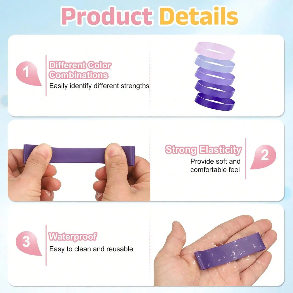 Resistance Bands for Toe, Finger and Hand Exercises