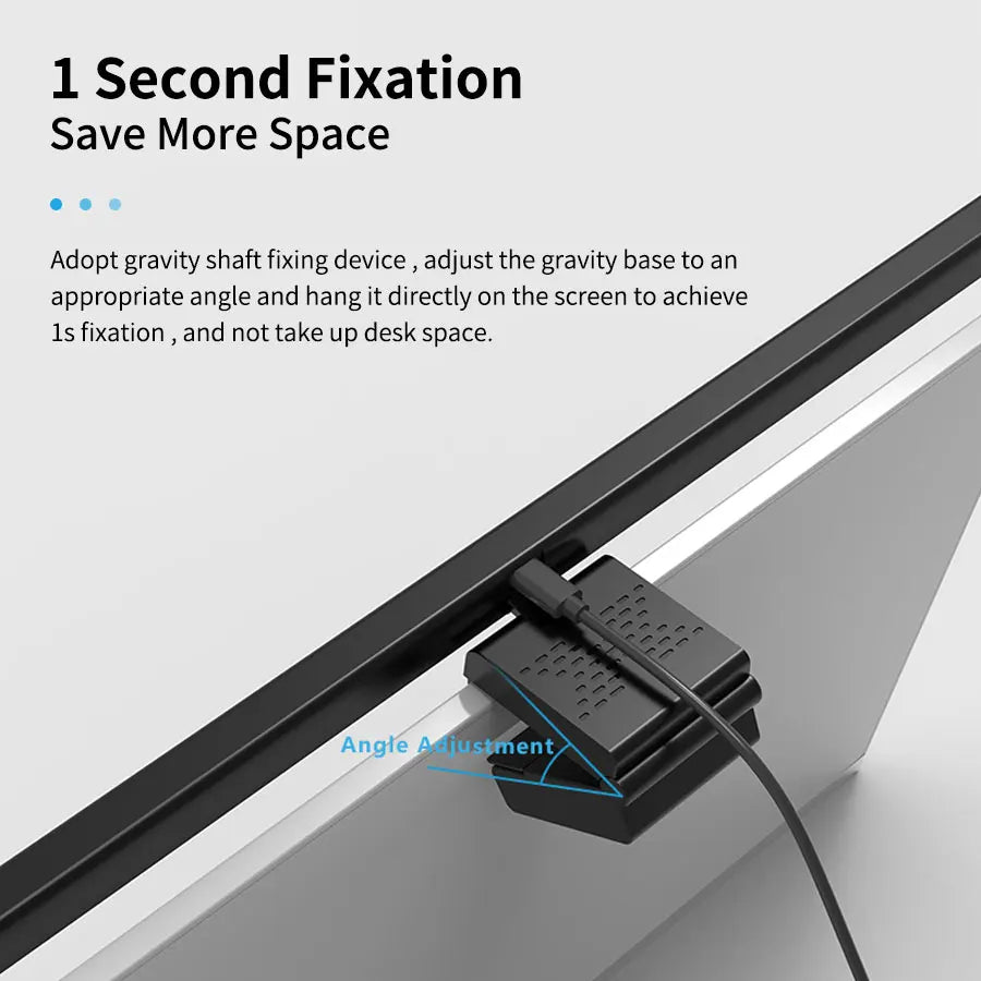Barra de luz para monitor de computadora de 50 cm, lámpara colgante de pantalla con regulación continua, lámpara de escritorio USB para estudio, lectura y monitor