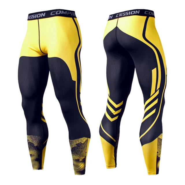 Leggings sportivi da uomo per corsa e allenamento