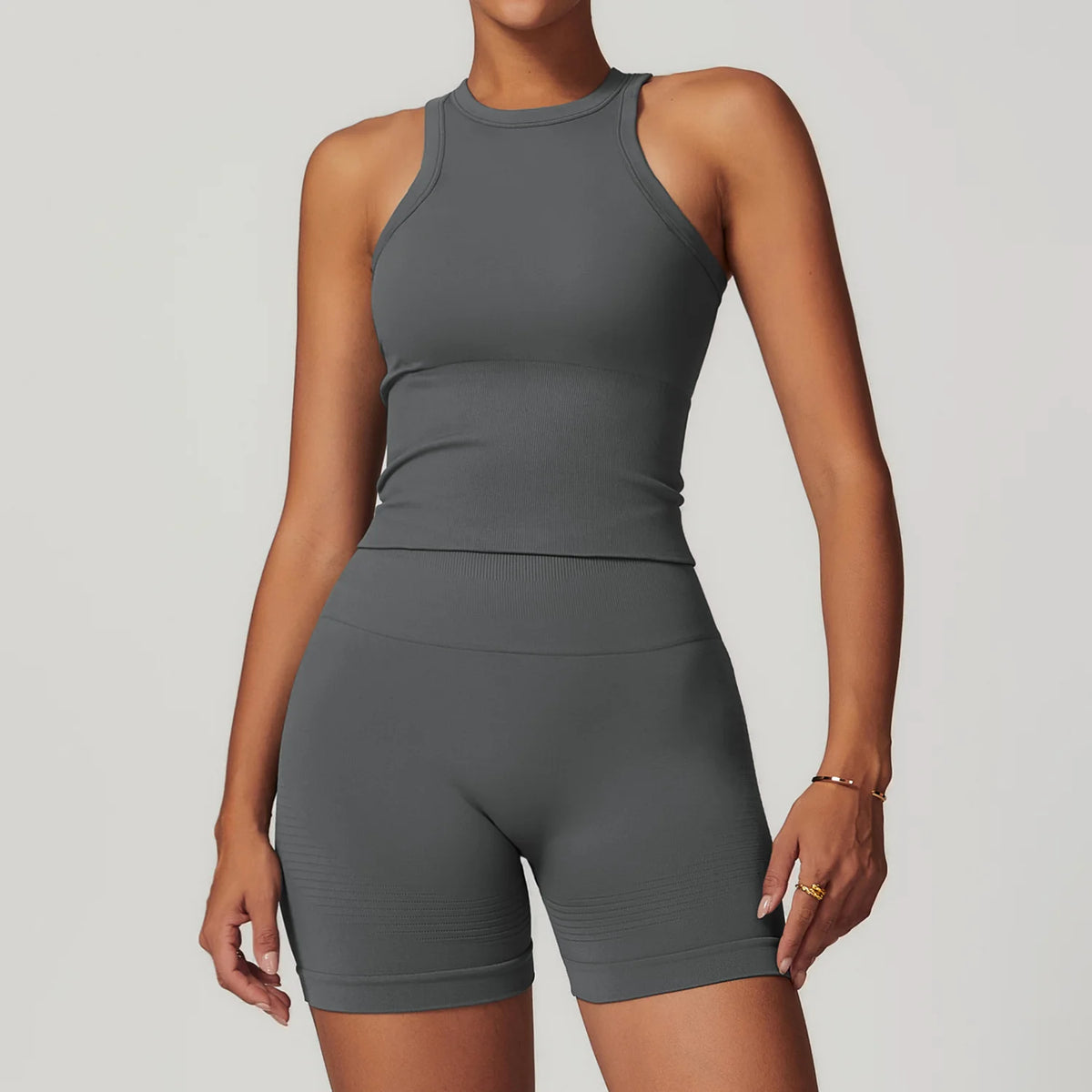 Conjunto de yoga de mujer, top y leggings