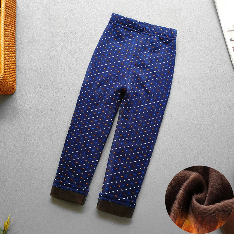 Children’s Fleece-Lined Printed Leggings