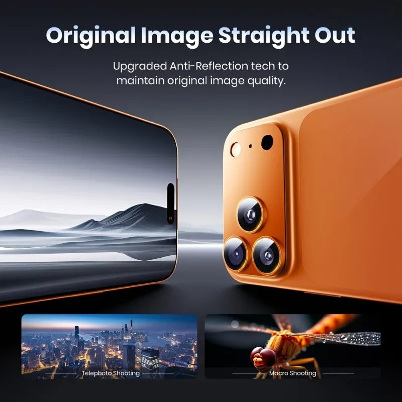 1pc Protective Film for iPhone 17 18 Pro Max For iPhone 17 18 Pro/17 Air DUO Full Coverage Camera Lens Protection Metal Frame