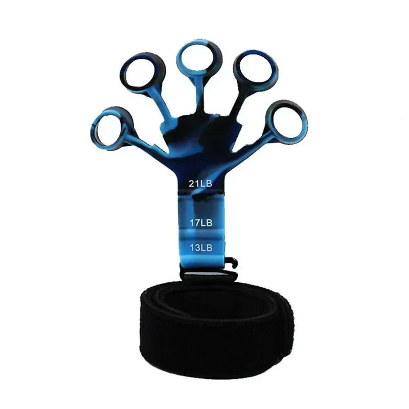 Silicone Finger Strengthener Set with Wrist Strap