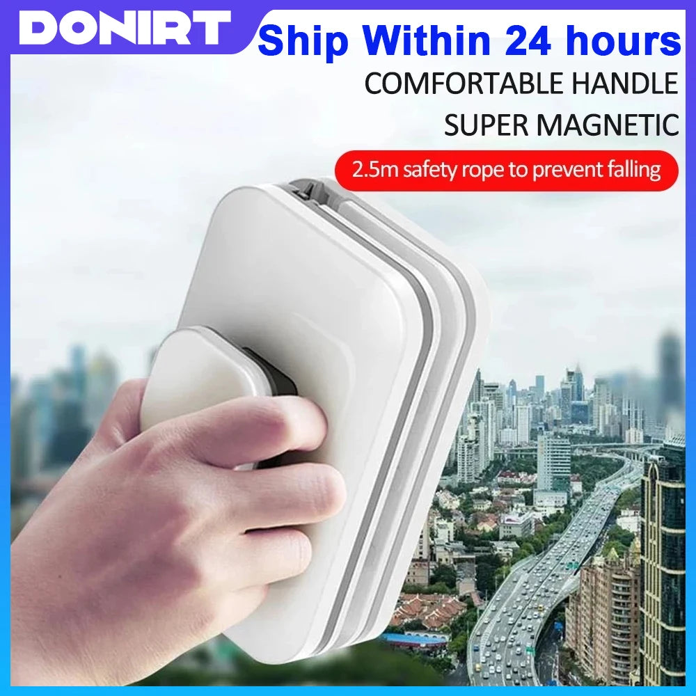 NEW Magnetic Window Cleaner Double-sided Window Cleaning Brush Glass Wiper Cleaning Tools Outside Window Cleaner For High Rise