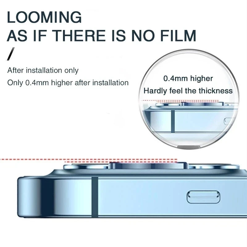 3Pcs/1Set Glass Camera Caps for iPhone 18 17 16 17E 16E Pro Max Metal Frame Lens Protector for Apple 15 14 Plus 11 12 13 Pro Max