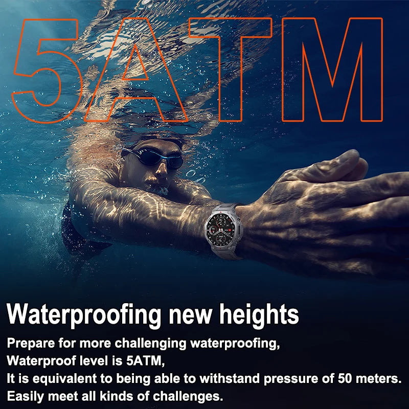 Bluetooth Calling Sports Smartwatch with 5 ATM Rating