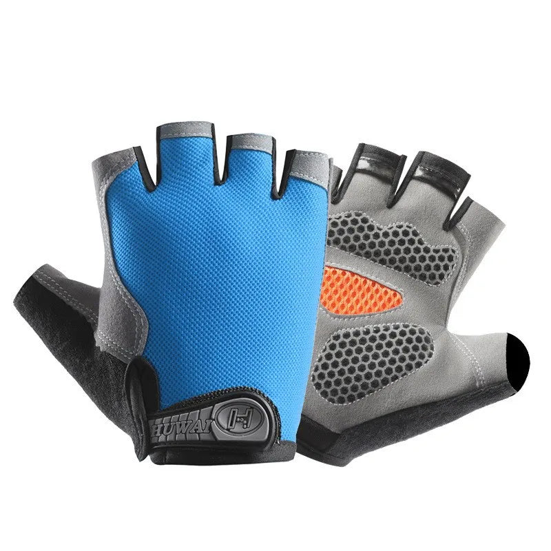 Fingerless Training Gloves for Gym, Weightlifting and Cycling