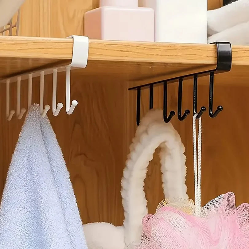 Metal Hook Rack for Keys and Accessories